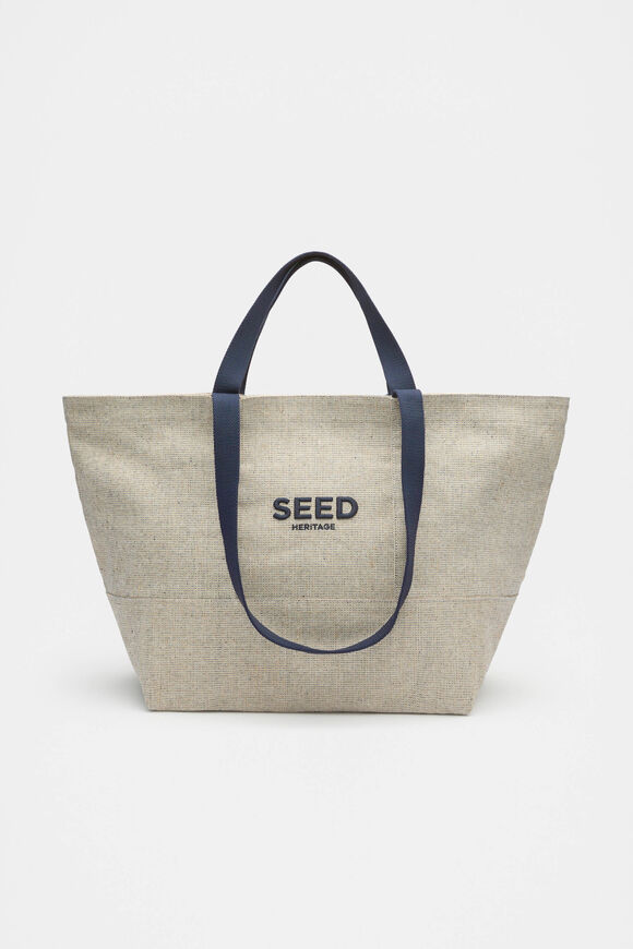 Seed Overnight Tote  Twilight Blue  hi-res
