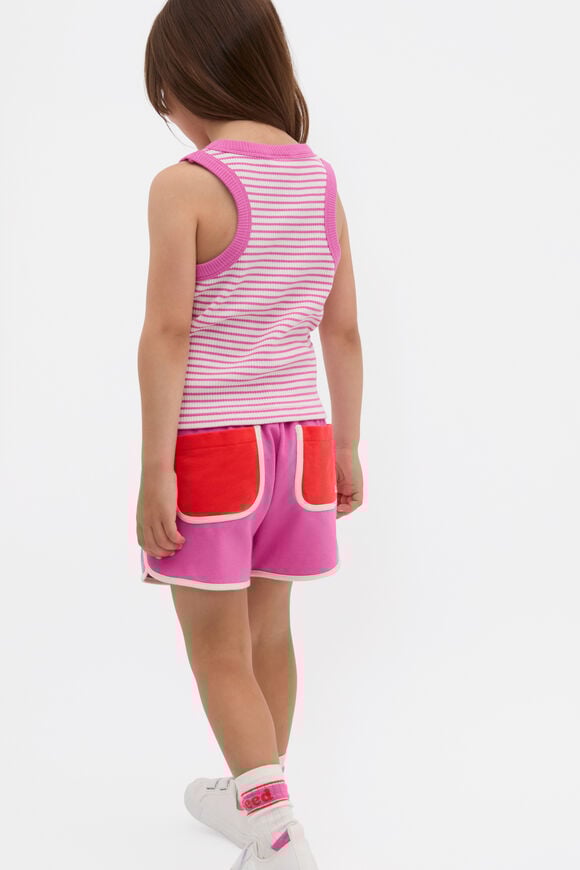 Core Logo Rib Tank  Wild Berry  hi-res