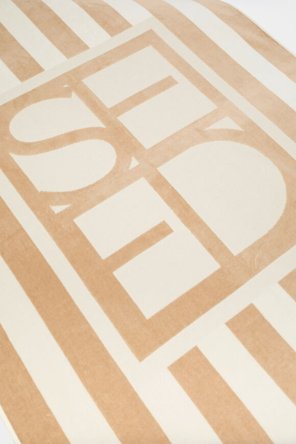 Resort Logo Beach Towel  Ecru  hi-res