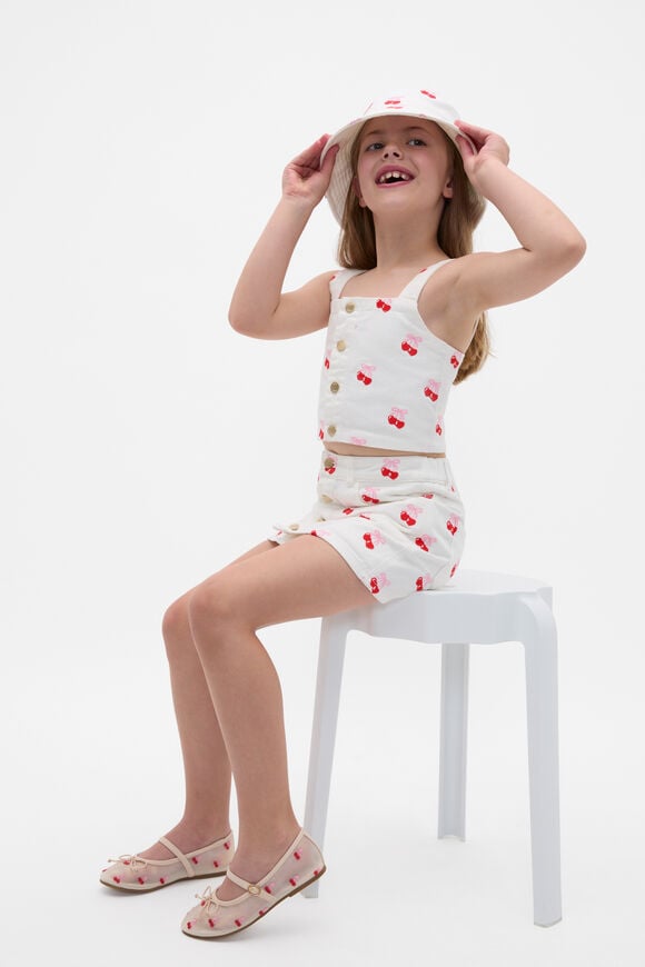 Heart Denim Cami  Canvas  hi-res