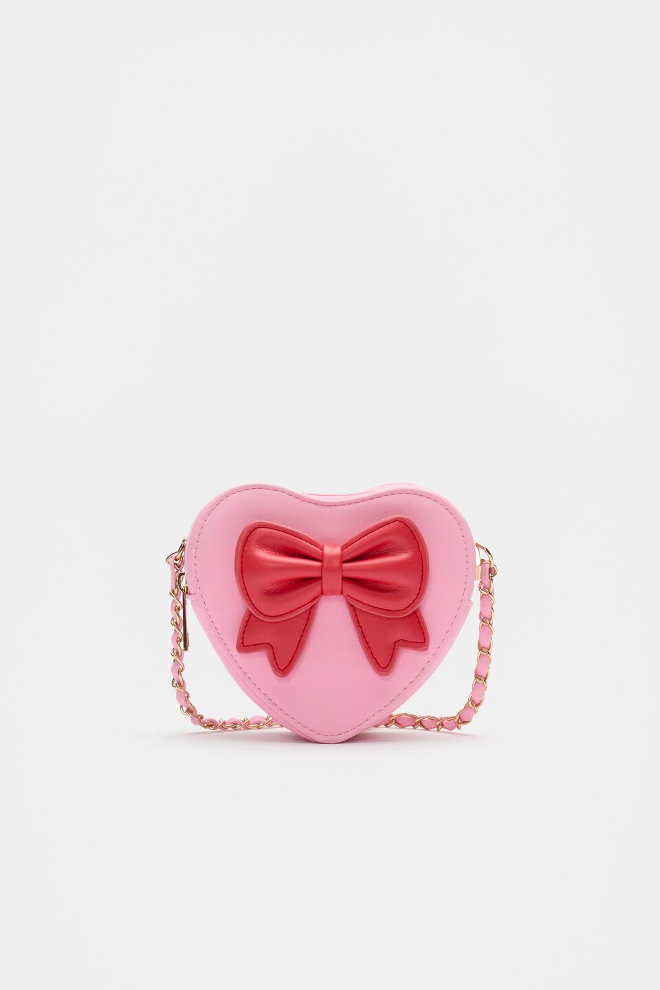 Heart Bow Bag  Candy Pink