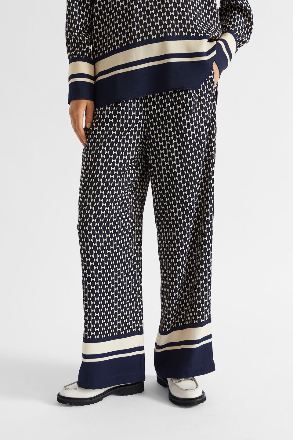 Diamond Geo Pant  Midnight Sky Geo