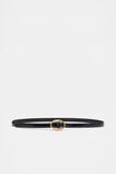 Carmen Oval Buckle Belt  Black Patent  hi-res
