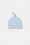 Core Logo Knot Hat  Blue Stripe  hi-res