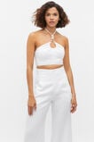 Bead Detail Halter Top  Whisper White  hi-res