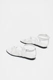 Addison Flat Sandal  White  hi-res