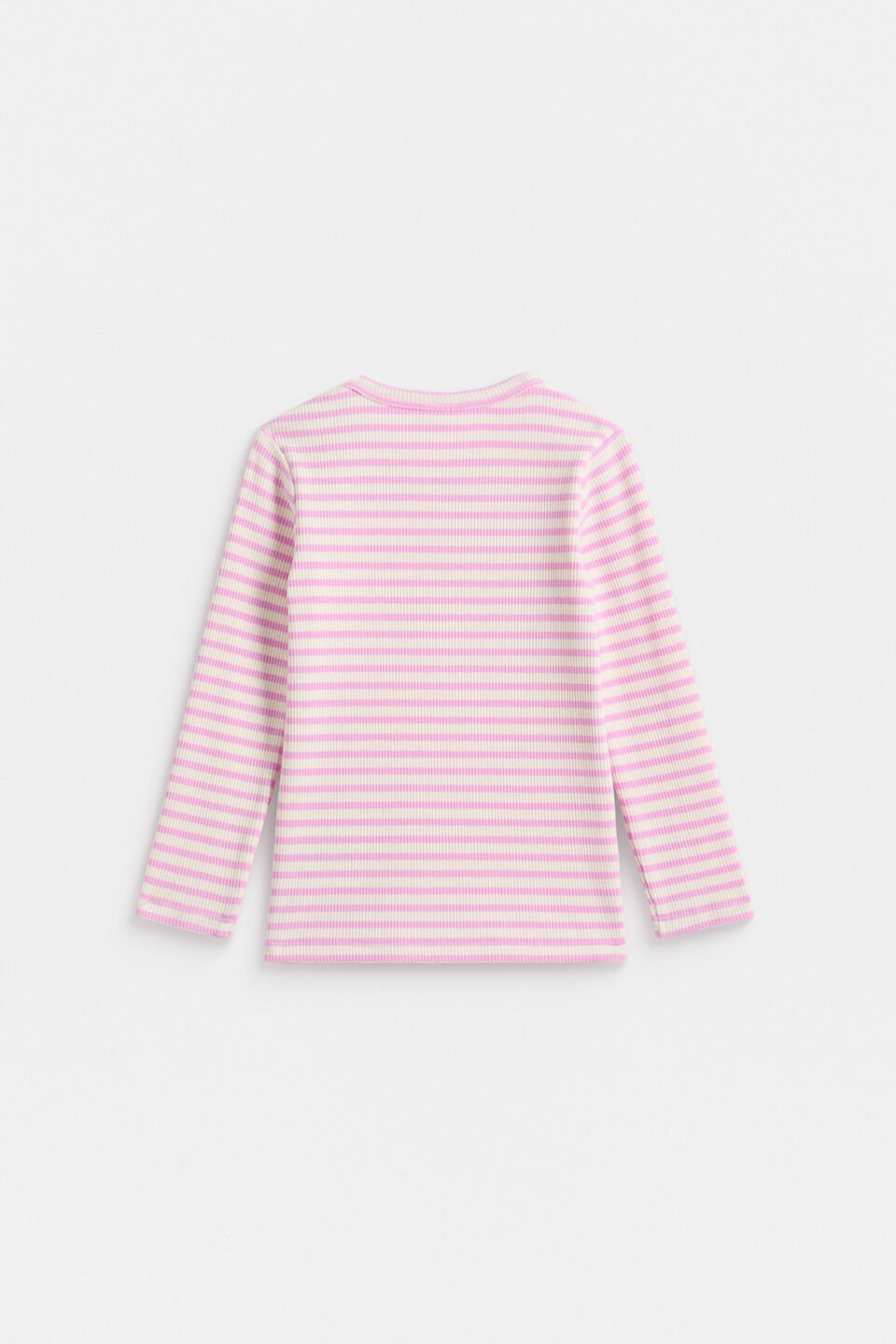 Core Rib Tee  Fairy Floss Stripe