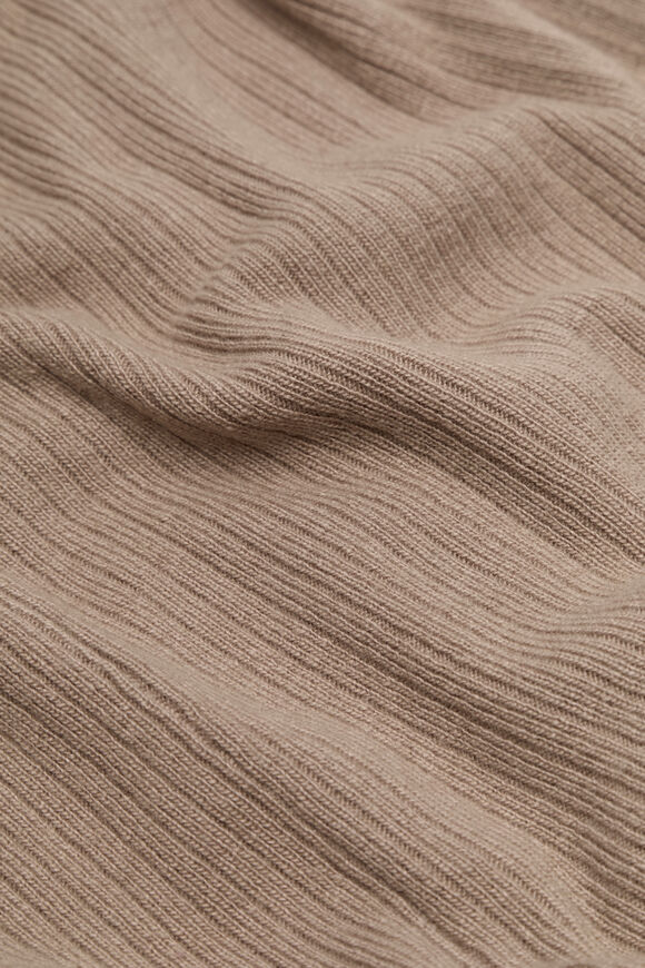 Rib Knit Poncho  Cookie  hi-res