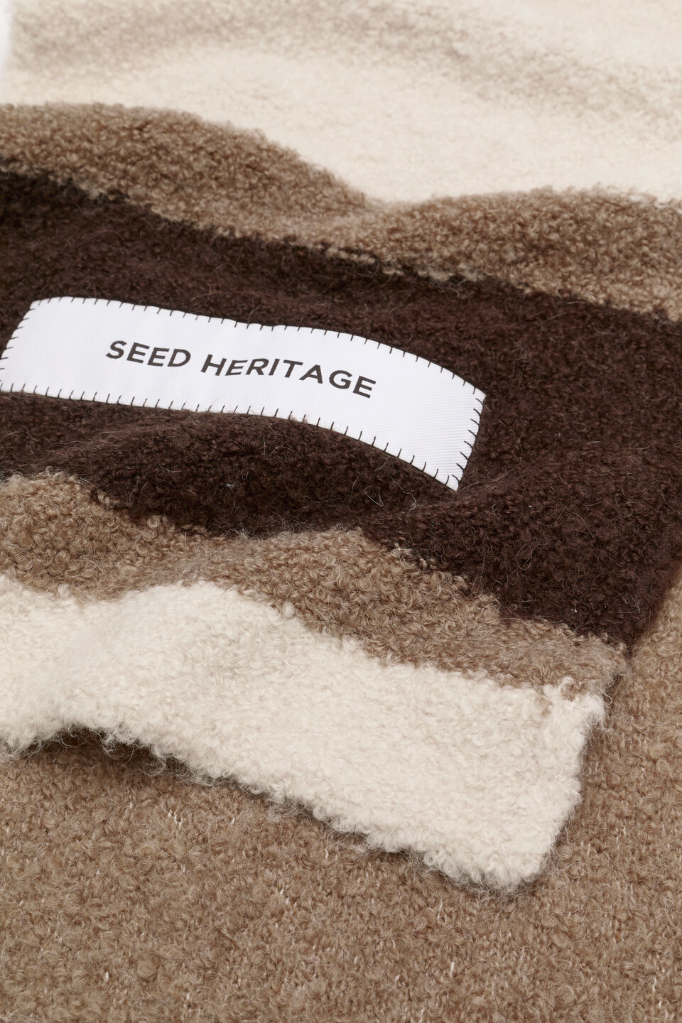 Colour Block Scarf  Cookie Multi