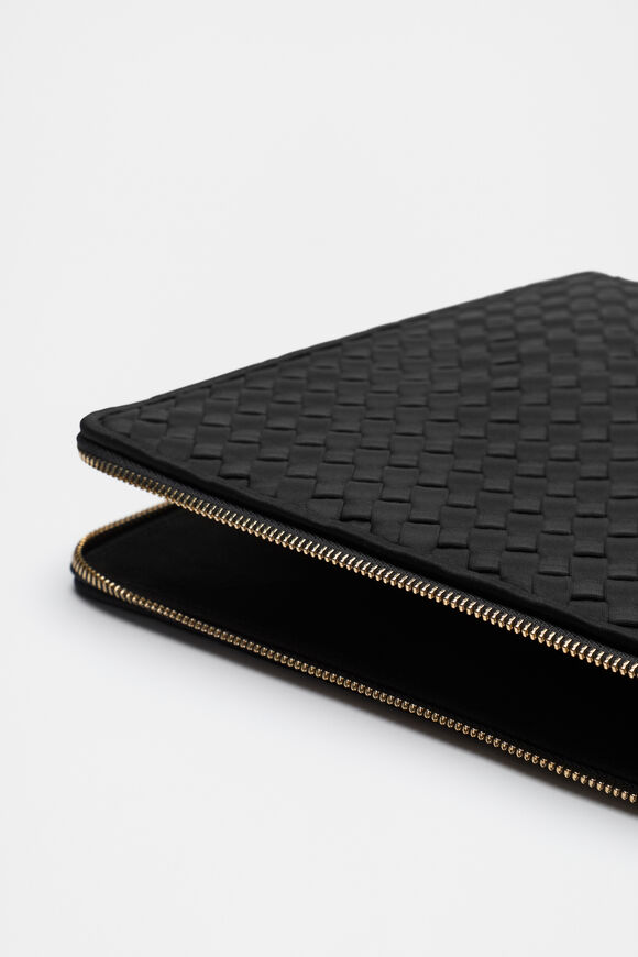 Woven Tech Case  Black  hi-res