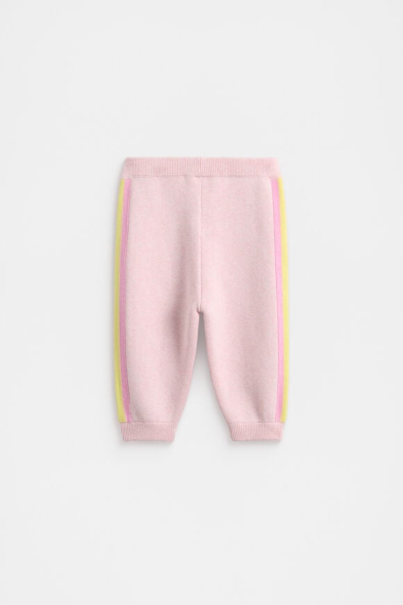 Stripe Knit Legging  Rose Petal Marle  hi-res