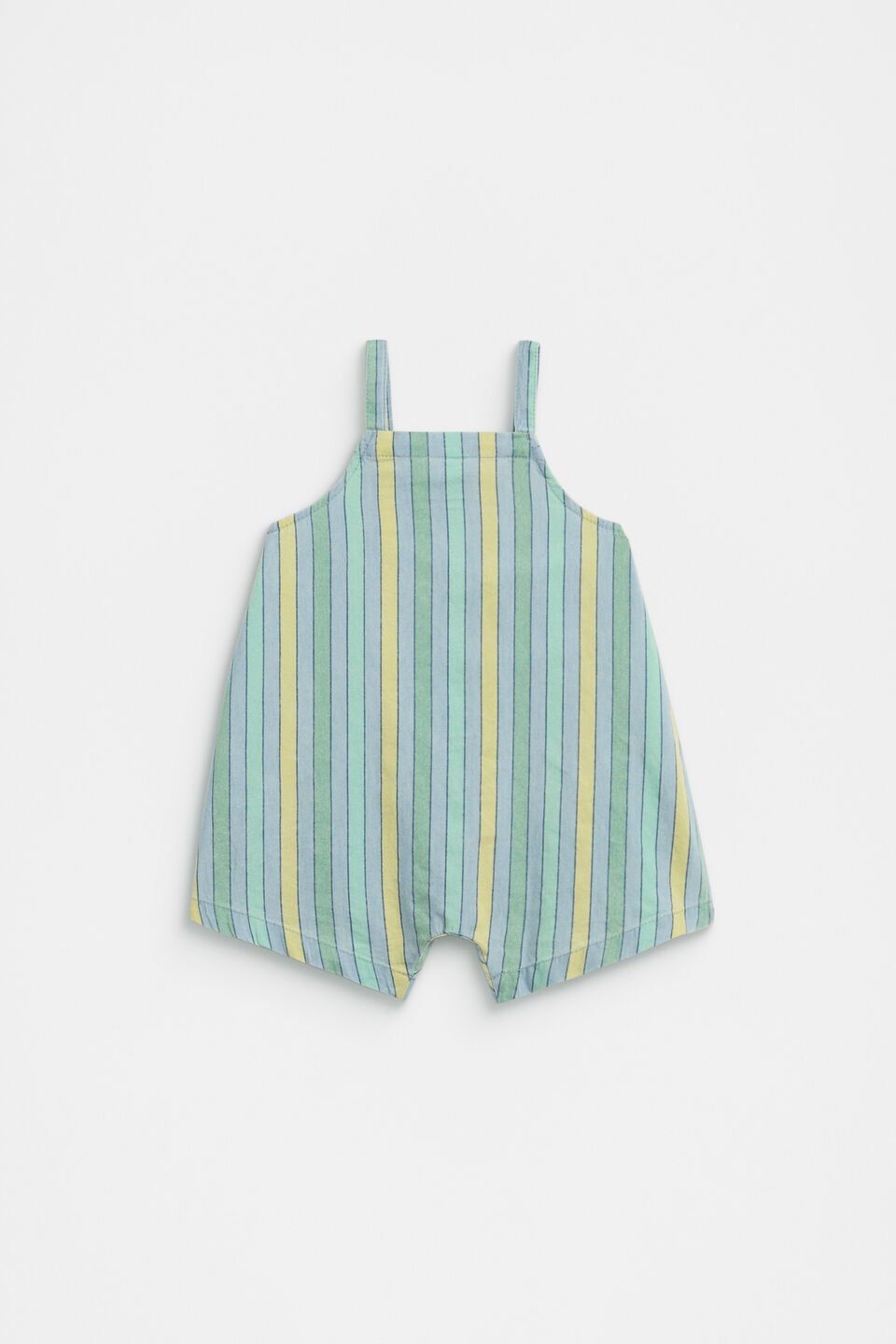 Chambray Stripe Overall  Multi