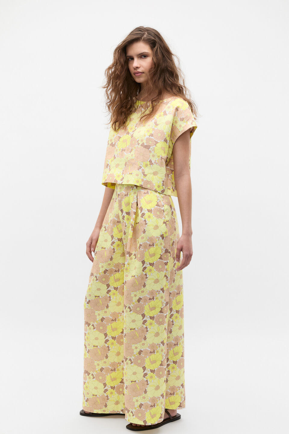 Linen Vintage Floral Pant  Vintage Floral