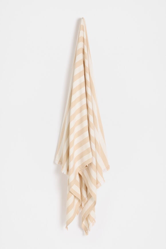 Cotton Turkish Towel  Ecru  hi-res