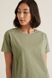 Boxy Split Hem Tee    hi-res