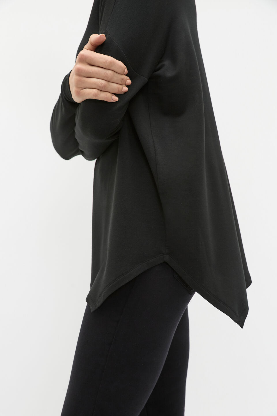 Core Asymmetrical Top  Black