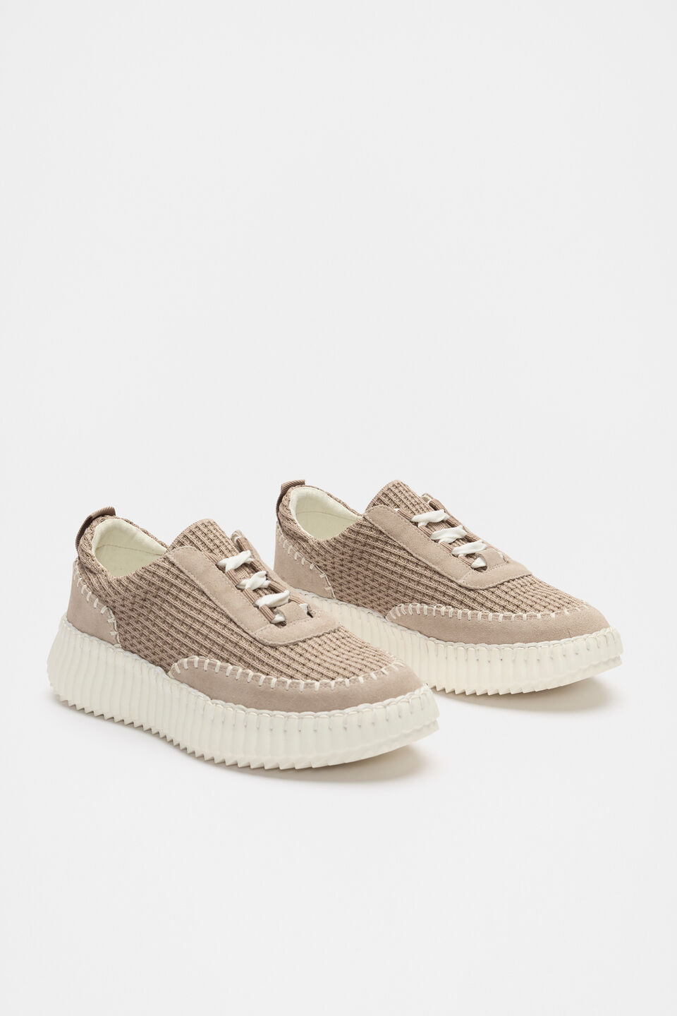 Brielle Knit Sneaker  Cookie