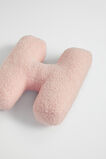 Teddy Initial Cushion Dusty Rose  H  hi-res