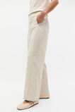 Elasticated Wide Leg Pant  Oat  hi-res