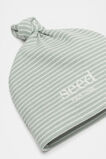 Core Logo Knot Hat  Sage Stripe  hi-res