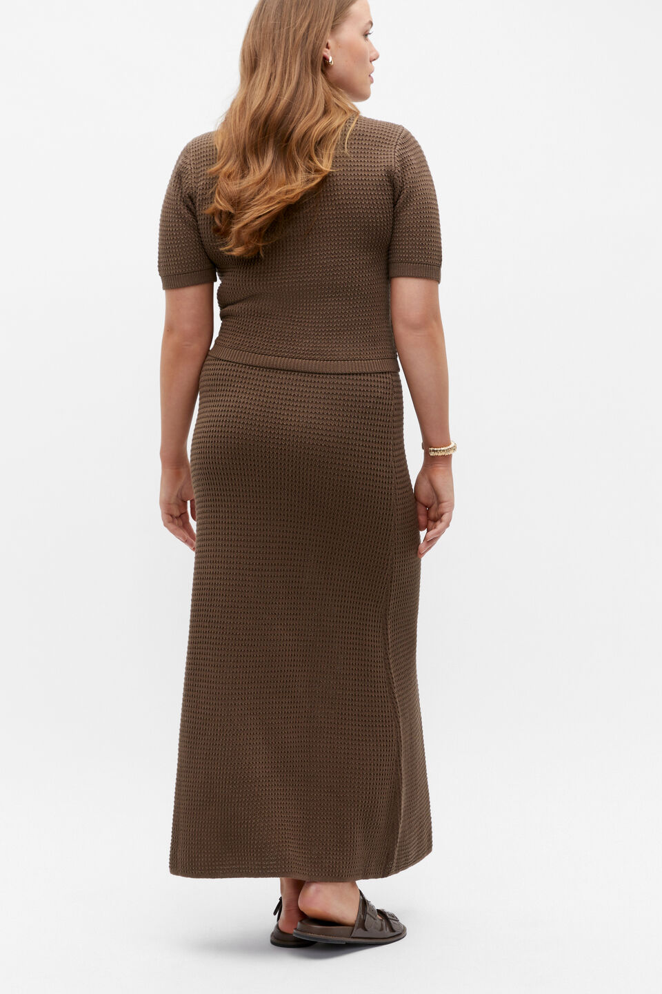 Crochet Maxi Skirt  Affogato