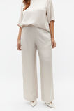 Textured Satin Elasticated Pant  Oat  hi-res