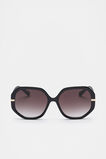 Clara Oversized Glam Sunglasses  Black  hi-res