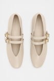 Astrid Double Strap Ballet Flat  Oat  hi-res