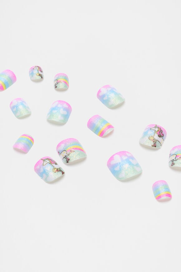 Unicorn Kisses Press on Nails  Multi  hi-res