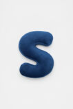 Blue Velvet Initial Cushion  S  hi-res