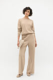 Cashmere Crew Neck Knit  Cookie Marle  hi-res