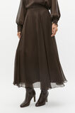 Chiffon Skirt  Dark Espresso  hi-res