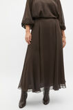 Chiffon Skirt  Dark Espresso  hi-res