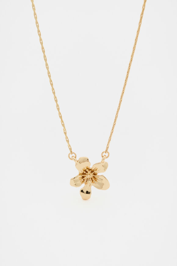 Wildflower Necklace  Gold  hi-res