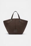Felt Large Carry All Tote  Dark Espresso  hi-res