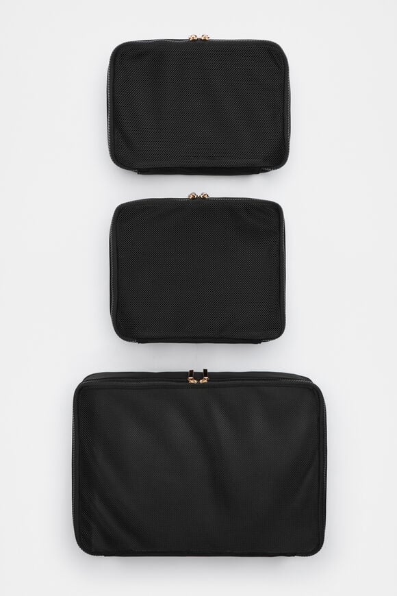 Packing Cubes 3PK  Black  hi-res
