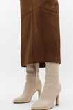 Suede Midi Skirt  Maple  hi-res