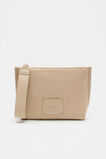 Fabric Detail Pouch  Rye  hi-res