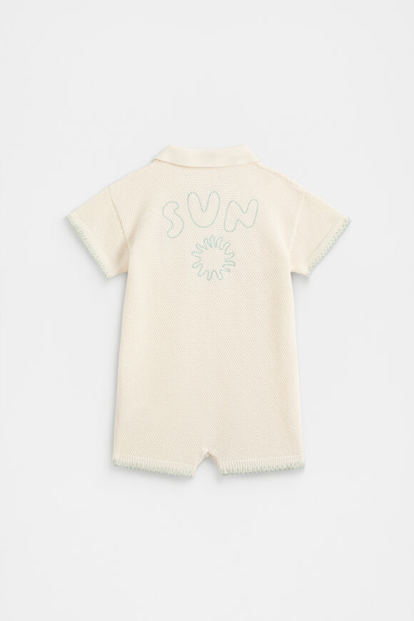 Knit Trophy Romper  Vintage Cream  hi-res