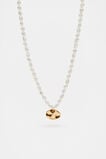 Pearly Pendant Necklace  Pearl  hi-res