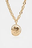 Shell Pendant Necklace  Gold  hi-res