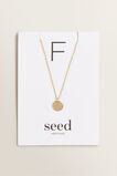Initial Disc Necklace    hi-res