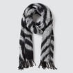Zebra Print Scarf    hi-res