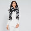 Zebra Print Scarf    hi-res