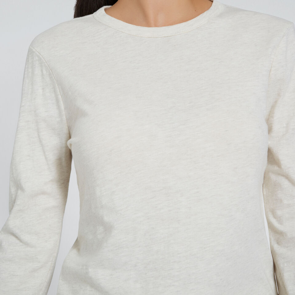 Long Sleeve Slim Basic Tee  