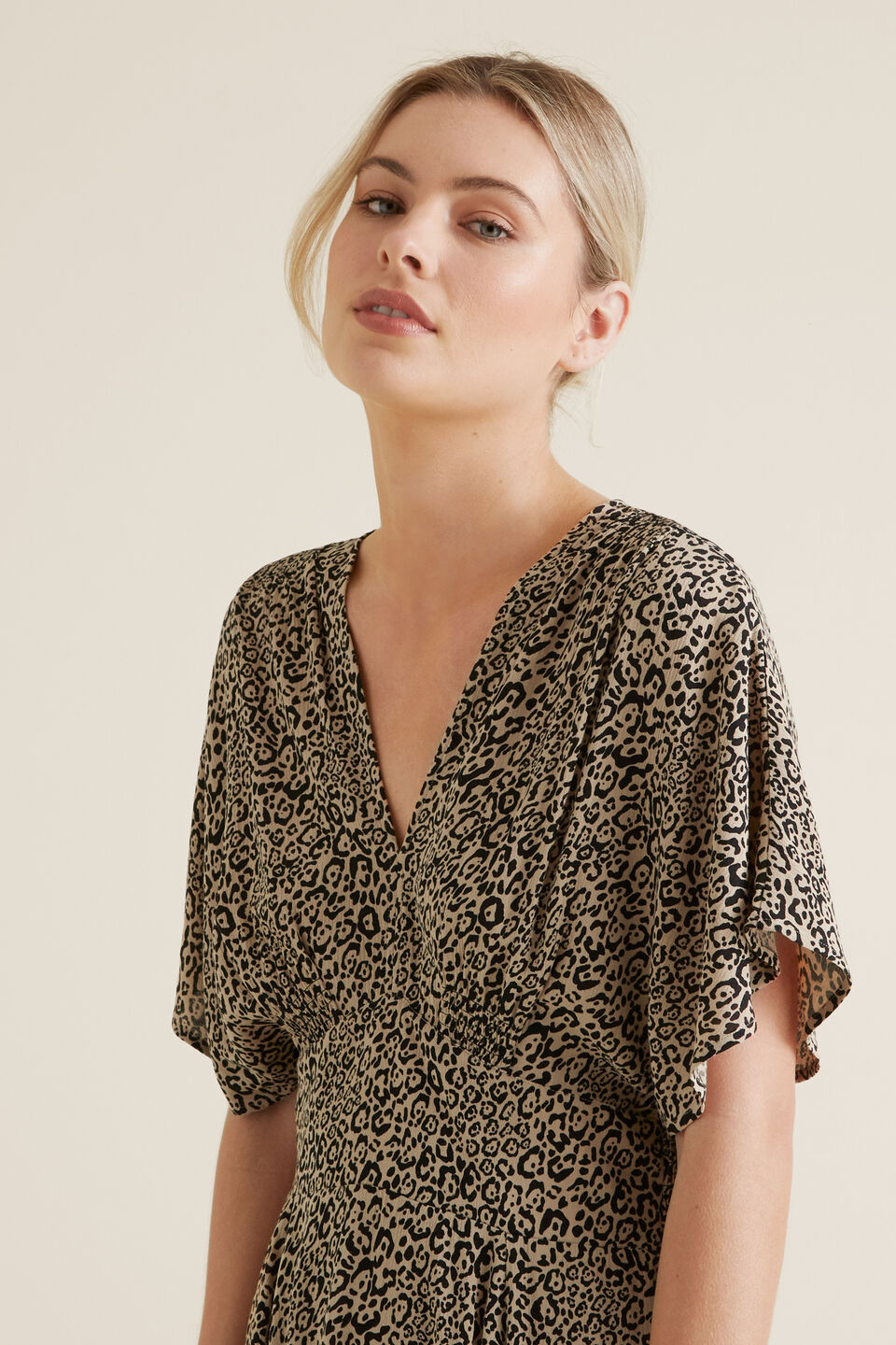 Animal Print Swing Dress  