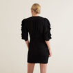 Textured Frill Sleeve Dress    hi-res