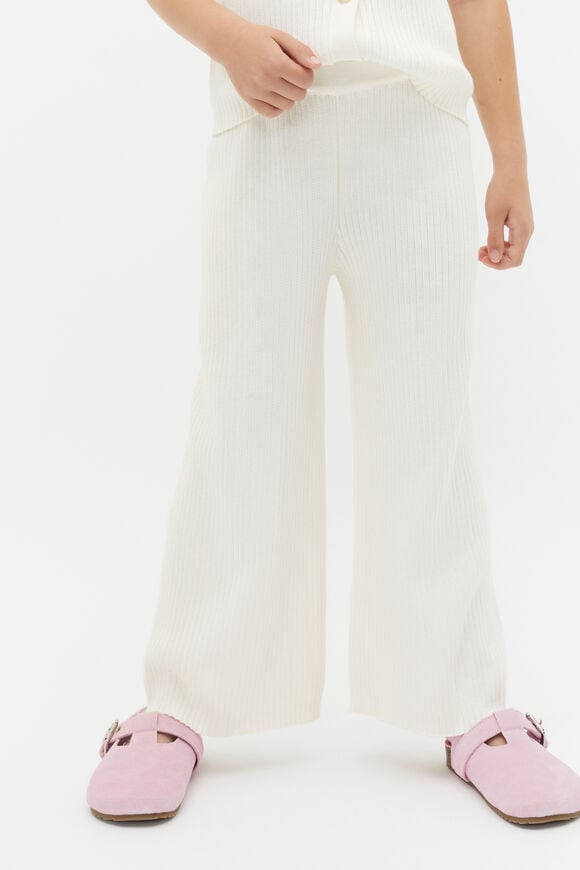 Rib Knit Pant  Classic Cream  hi-res