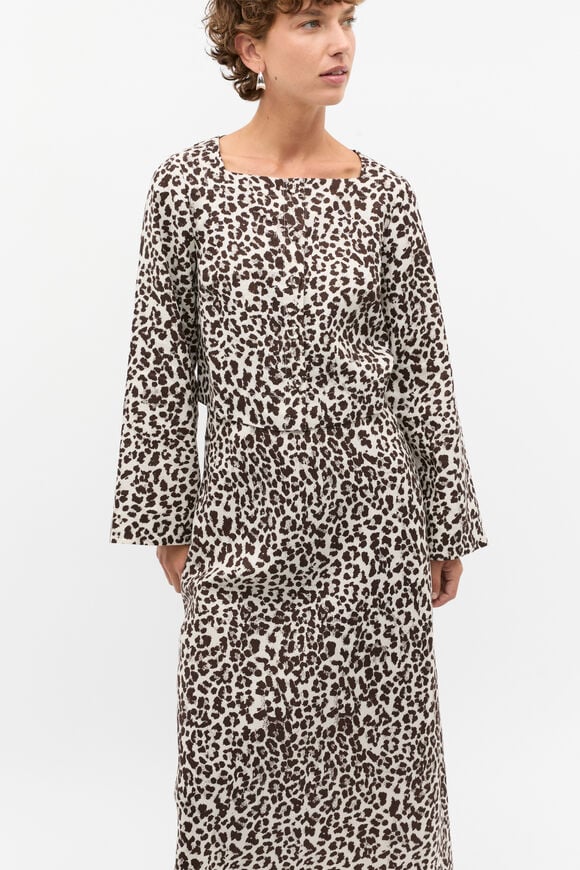 Linen Ocelot Top  Ocelot  hi-res