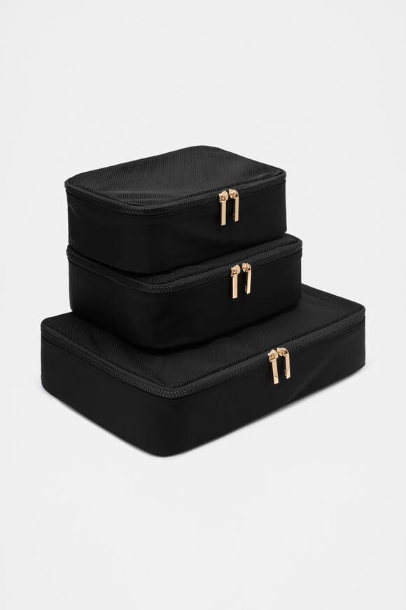 Packing Cubes 3PK  Black  hi-res